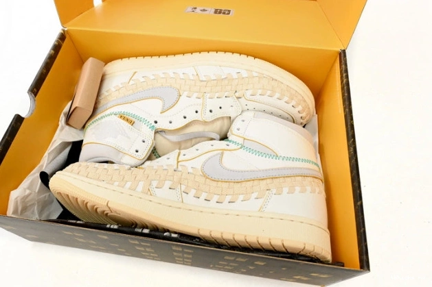 Reps TB 1 Union High SP OG Supply Bephie's FD2565-100 Retro Jordan Beauty Woven Sail 0712